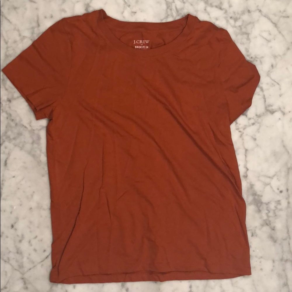 J Crew (Small) Burnt Orange T-Shirt